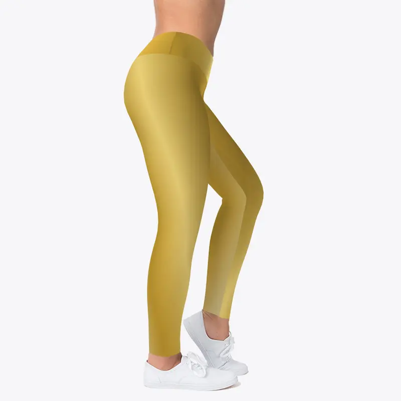 Golden Color - Gold Leggings