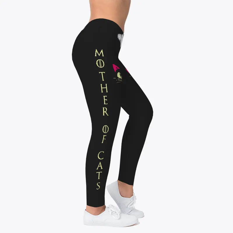 Mother Of Cats - Yoga Leggings