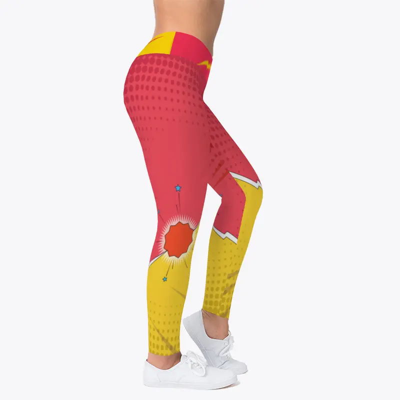 Women Workout - Comic Leggings